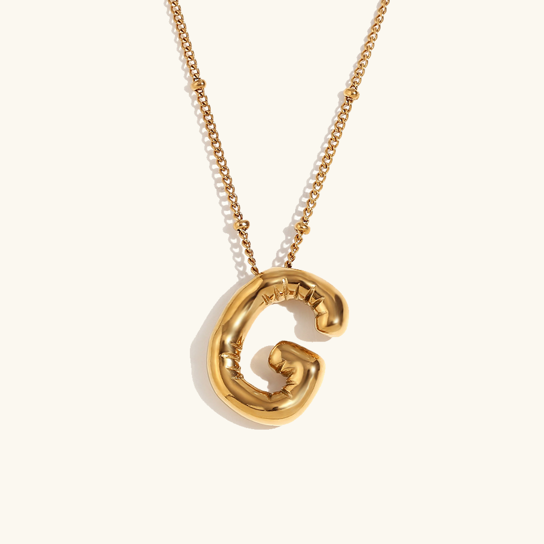 Balloon Initial Halskette