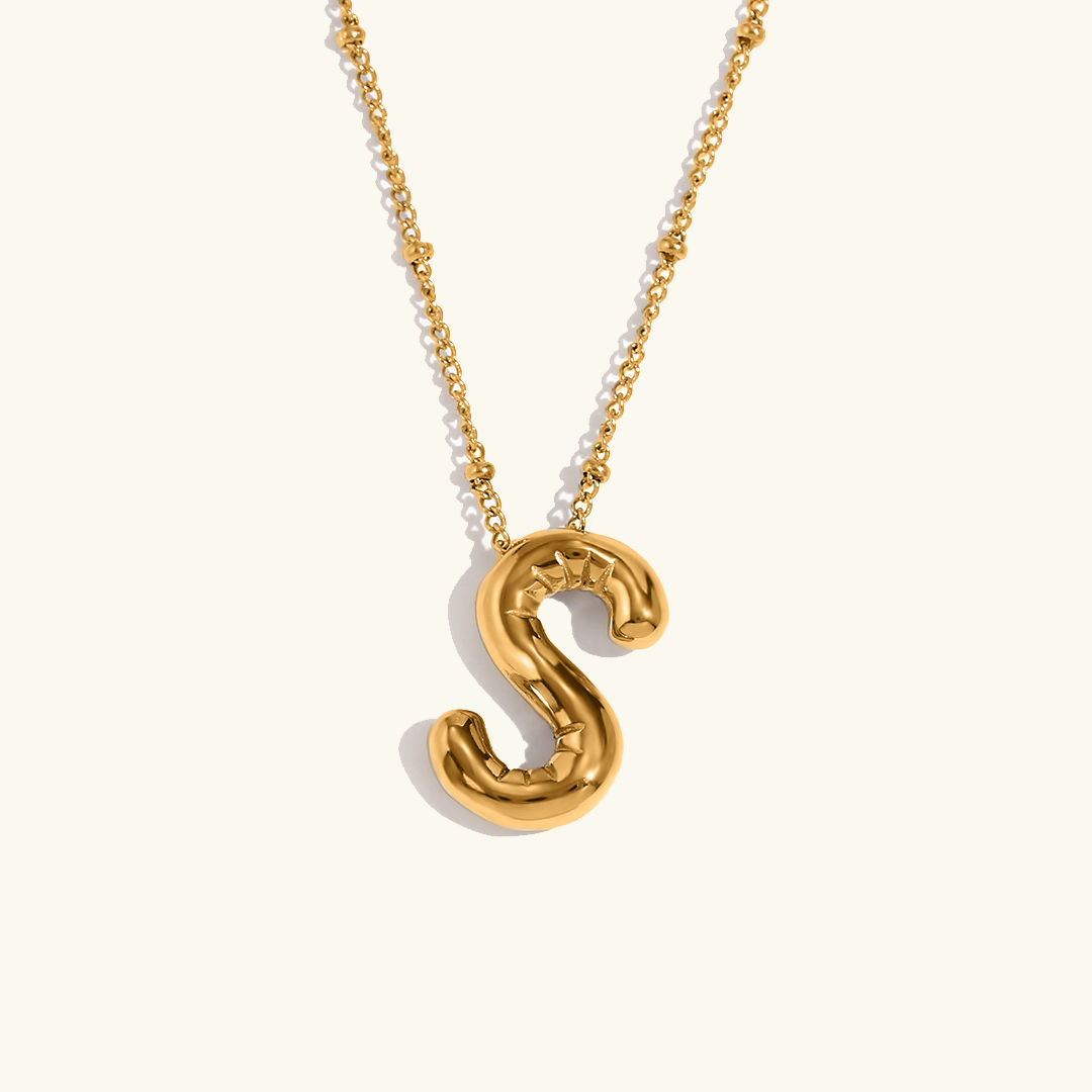Balloon Initial Halskette