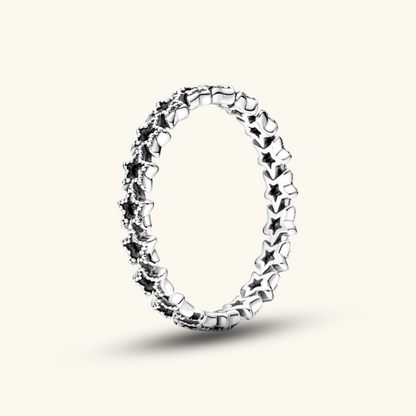 Gereihter Sternen Ring