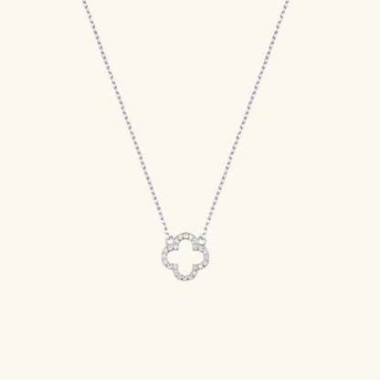 Clover Diamant Halskette 18K Gold beschichtet
