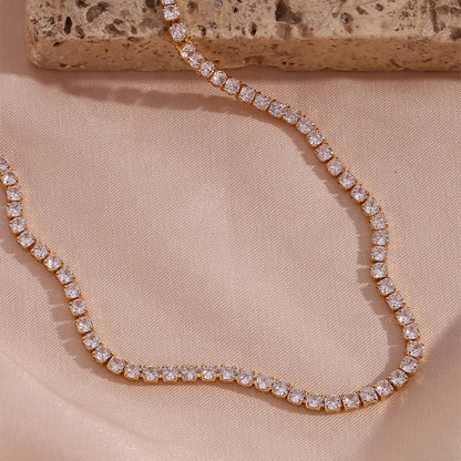 Diamand Tennis Halskette