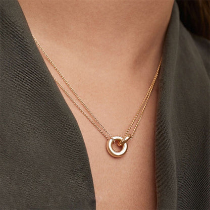 Infinity Circle Halskette